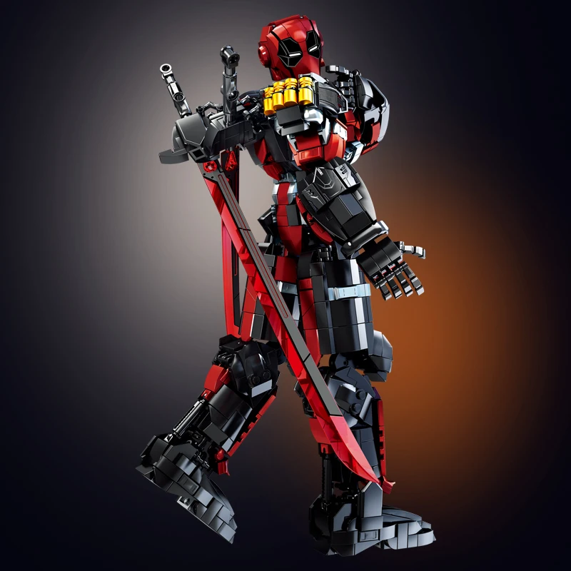 2000+pcs Marvel Superheroes Building Bricks Toys DIY Deadpool Blocks Figures Technical Christmas Gifts for Boys Kids Children