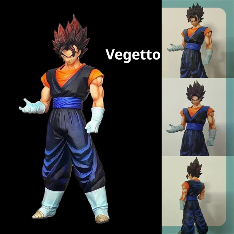 

32cm Dragon Ball Vegetto Super Saiyan Standing Anime Figure Model Statue Boys Collection Desktop Decoration Ornament Toys Gifts