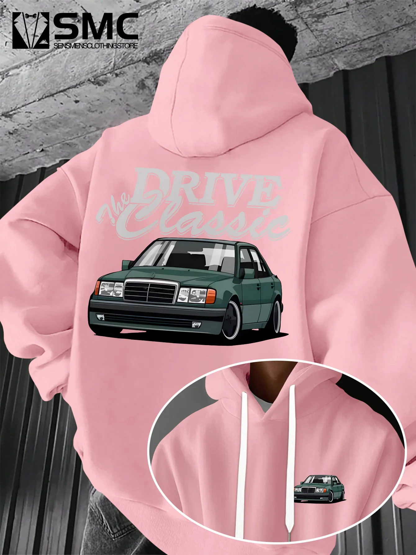 Men's Hooded Sweatshirt, Featuring The 