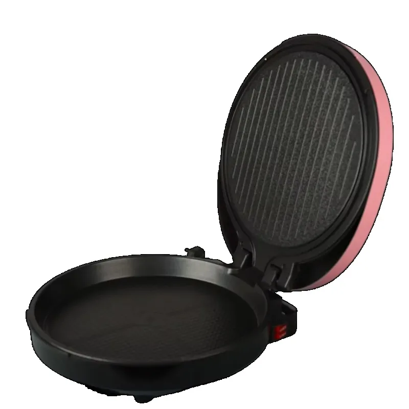 

New design 36cm pink double-sided electric baking pan Electric cake baking pan is suitable for outdoor family cars and RVs