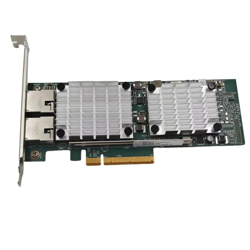 for HPE 530T BCM957810A Chipset PCIe x8 Dual Copper RJ45 10Gbps Port Ethernet Network Card Compatible