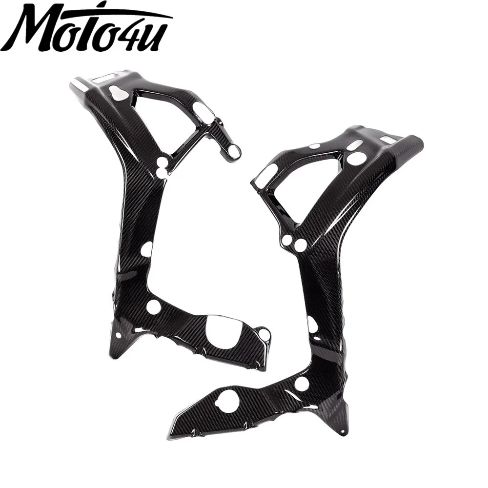 

100% Real Carbon Fiber Frame Cover Guard 3K Twill For BMW S1000RR 2019 2020 2021 2022