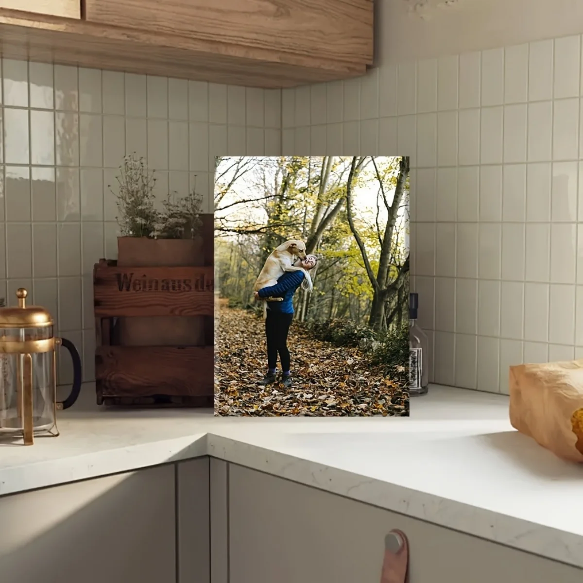 Custom Personalized Canvas Wall Art – Pet and Family Photo Prints, Perfect Gift for Mom, Men, and Women – Unframed, Suitable for view 3
