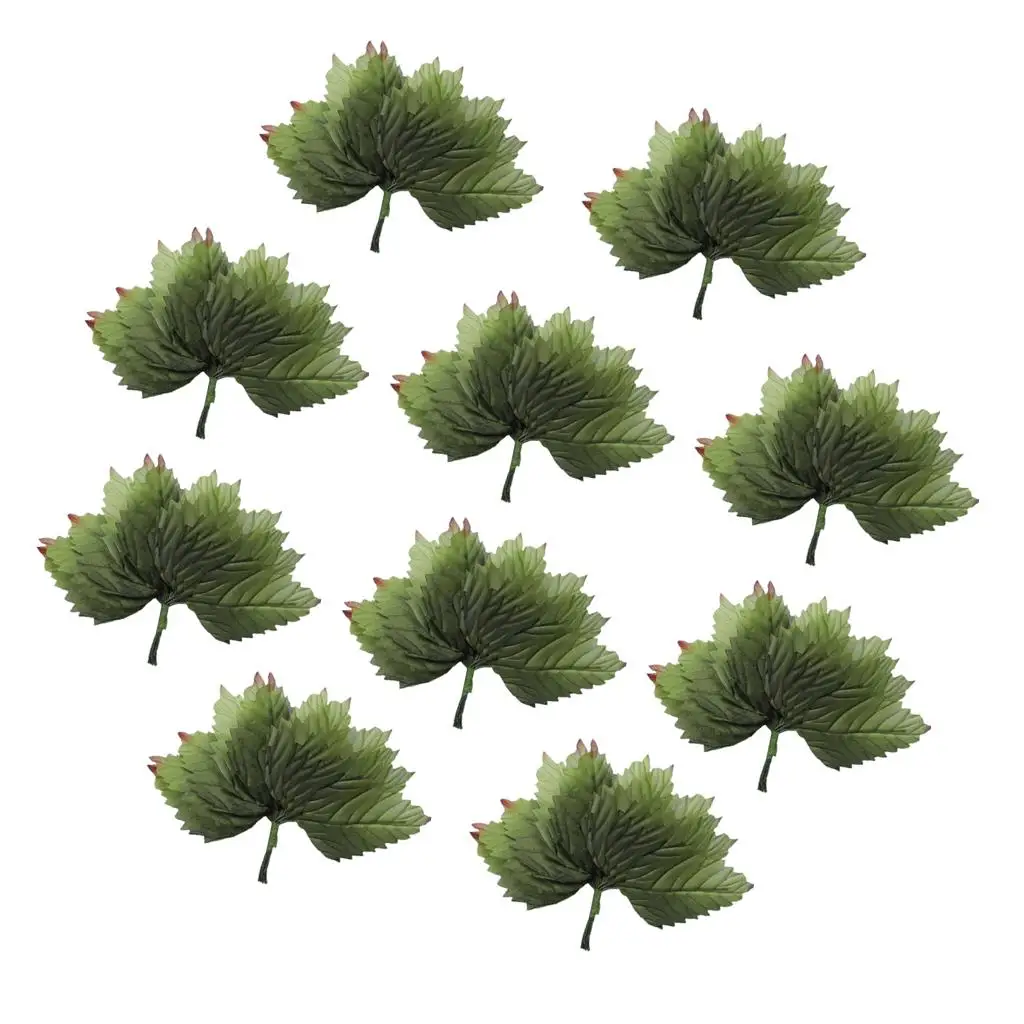 Artificial Monstera Leaves Silk Cloth Simulation Leaf Fake Branch for Indoor Outdoor Living Room Home Decor