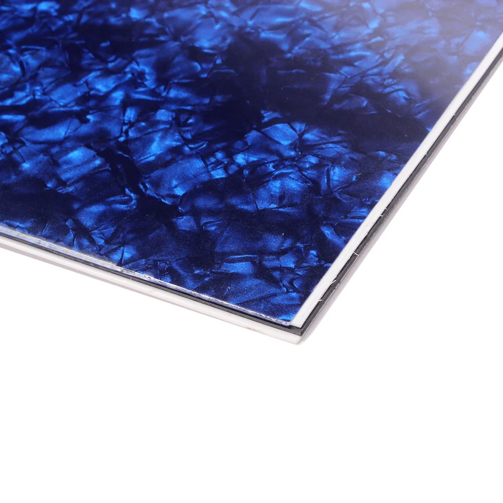 

44x29cm Blue Pickguard Sheet Acoustic Guitar DIY Material Self Adhesive Beautiful Appearance Good Decoration