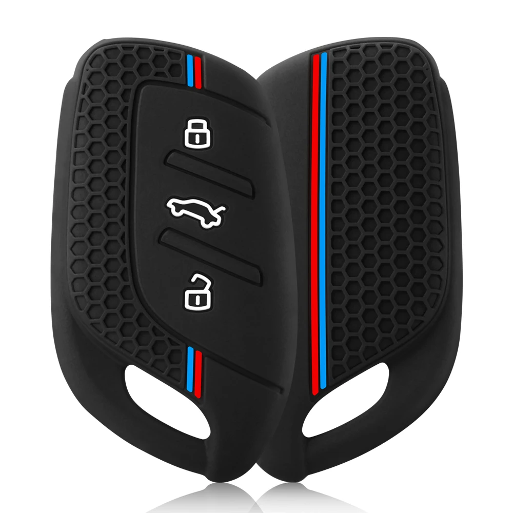 

New Style 3 Buttons Silicone Car Key Cover Case For MG 4 2023 Mg4 Ev MG HS GT ZS EV ZX MG5 MG6 for Roewe RX3 RX5 RX8 ERX5 I6 I5