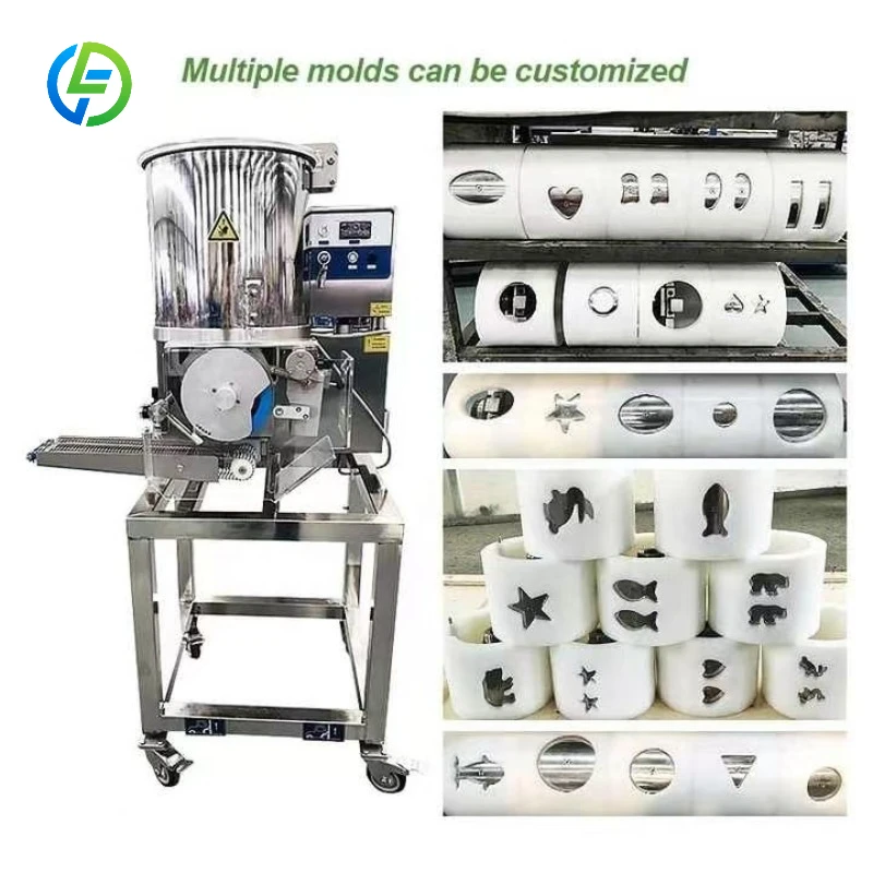 Customize Fast Food Hamburger Patty Forming Machine Automatic Burger Patty Molding Machine Commercial Meat Patty Maker Equipment