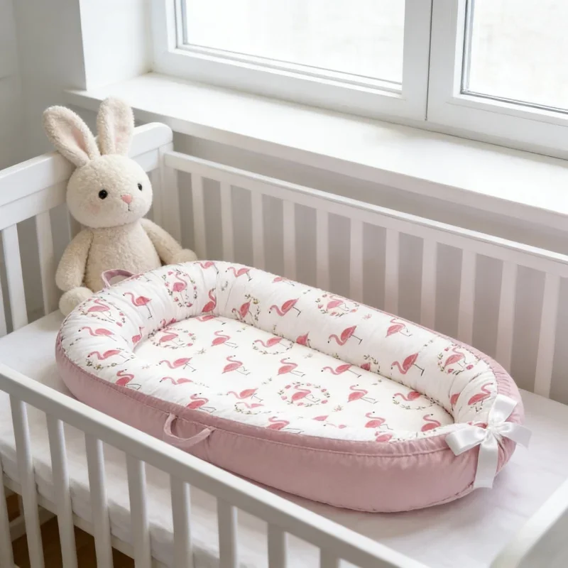 

Многофункциональная детская кроватка из вельветовой ткани, классическая, со съемными пуговицами, мягкая, для сна и отдыха новорожденных, для ежедневного использования в детской комнате