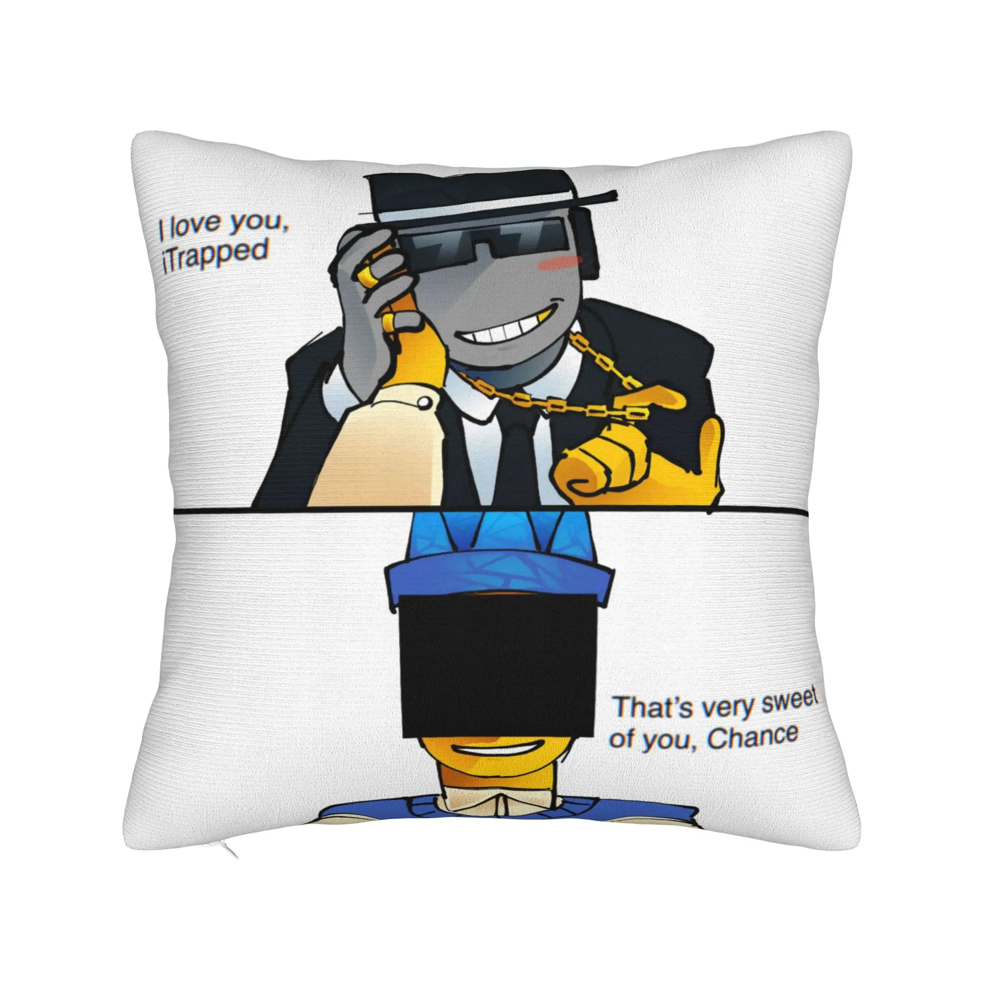 Forsaken Chance Pillow Cover  Print Cushion Cover Kawaii Pillow Case For Sofa Couch Bed Living Room