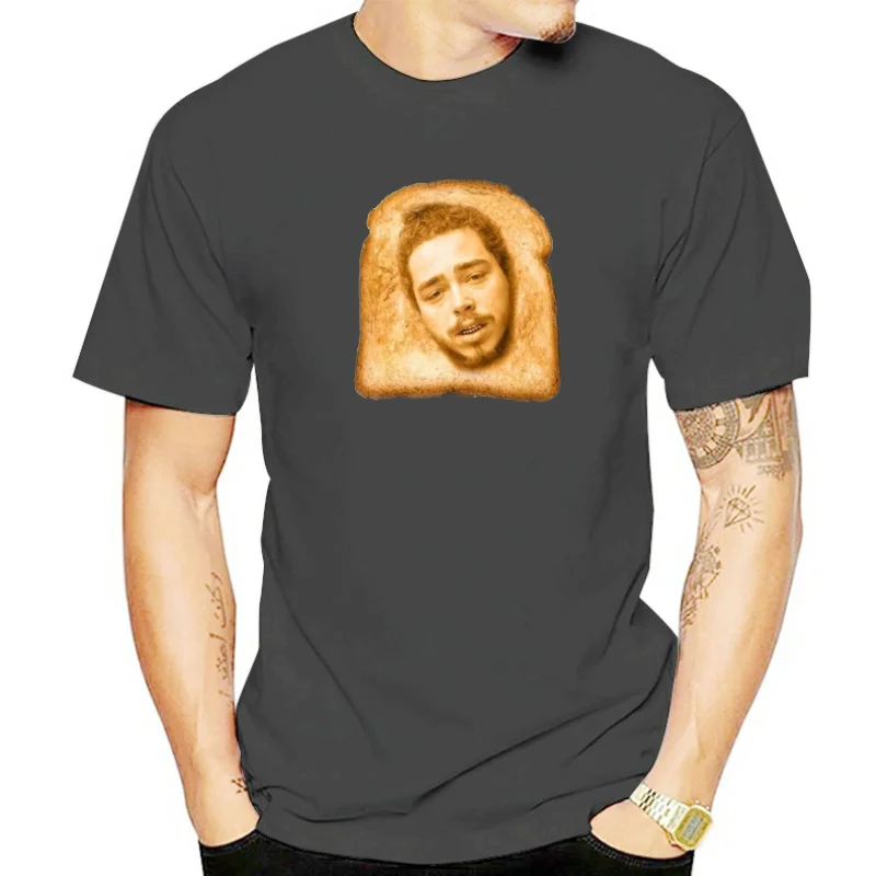 Title: Toast Malone print T-shirtS M L XL 2XLSublimation printFunny Meme Tee men t shirt