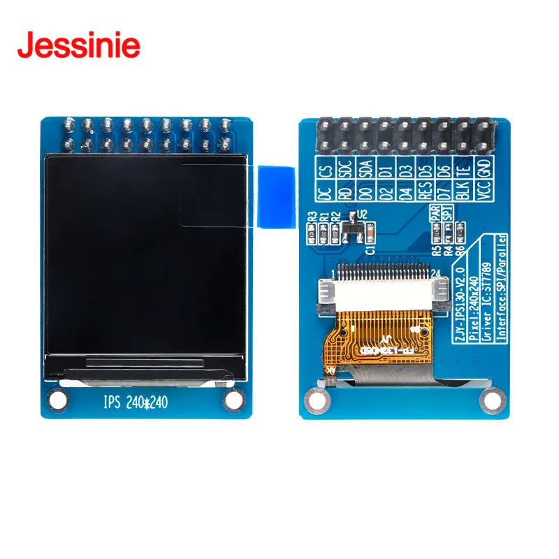 1.3" 1.3 inch Display Screen IPS TFT LCD Module 240*240 LCD PCB SPI Communicate ST7789 240X240