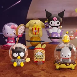 Cartoon Snack Planet PomPomPurin Cinnamoroll Pochacco Kuromi BADBADTZ-MARU Kitty Melody Anime Action Figures Toys Gifts for Kids