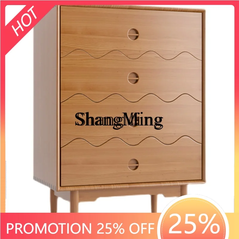 

ZYY сундук из цельного дерева для гостиной, современный простой шкафчик для спальни, шкаф для хранения, шкаф с выдвижным ящиком