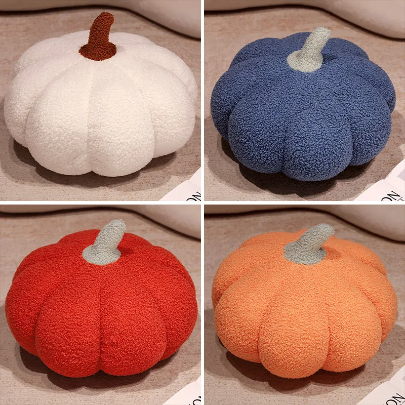 10cm Small Size Soft Pumpkin Plush Pendant Toys Lovely Stuffed Decoration Halloween Decor Dolls Soothing Dolls for Kids Gifts