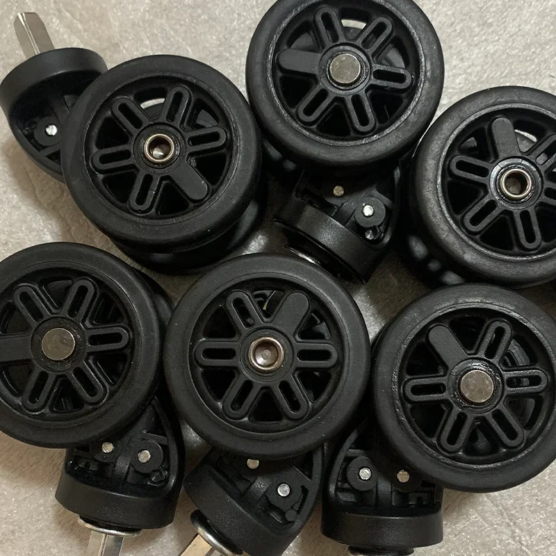 For The French Ambassador Luggage Replacement Wheels 360° Swivel Wheels Quiet and Smooth Universal Luggage Wheel Repair Kit