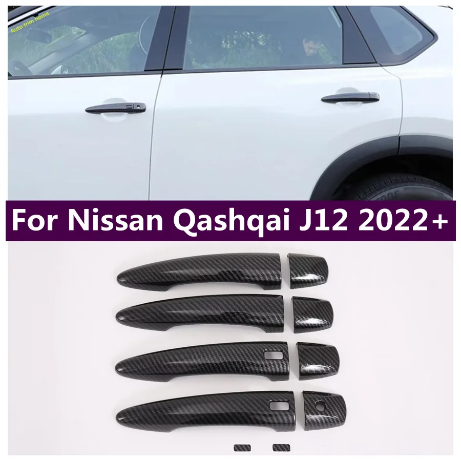 

Fit For Nissan Qashqai J12 2022 2023 2024 Outside Door Pull Doorknob Handle Bowl Cover Trim Decoration Frame Car Accessories