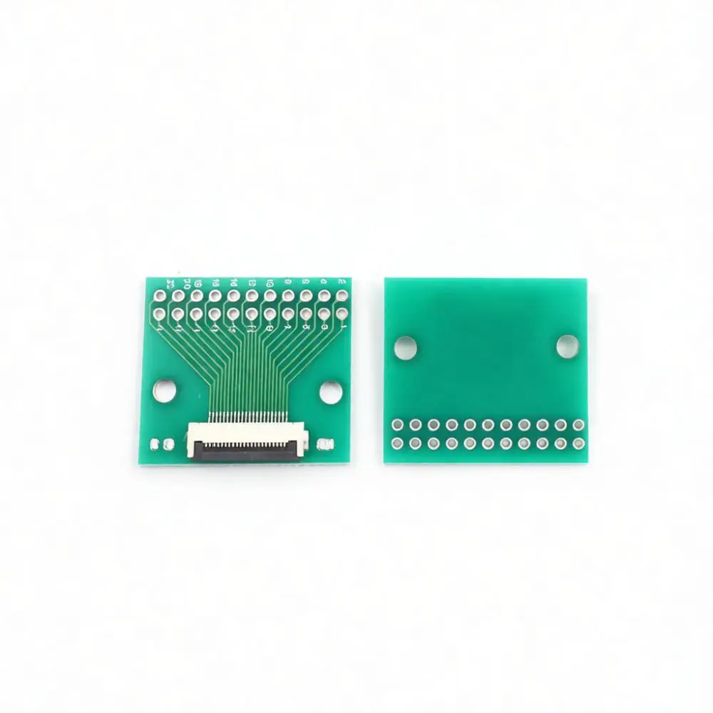 Compact FPC FFC Signal Breakout Board 0.5mm 1.0mm To 2.54mm Pitch Header For RISYM Prototype Electronics Development Hardware
