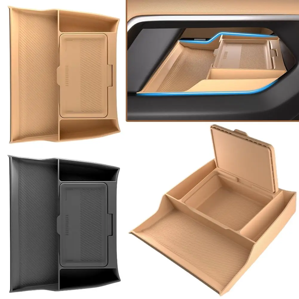 Für Byd Formel Leopard 8, Doppel Schicht Lagerung Box Box Center Tablett Lagerung Auto Unter Innen Zubehör Lagerung Center Co Y3n4