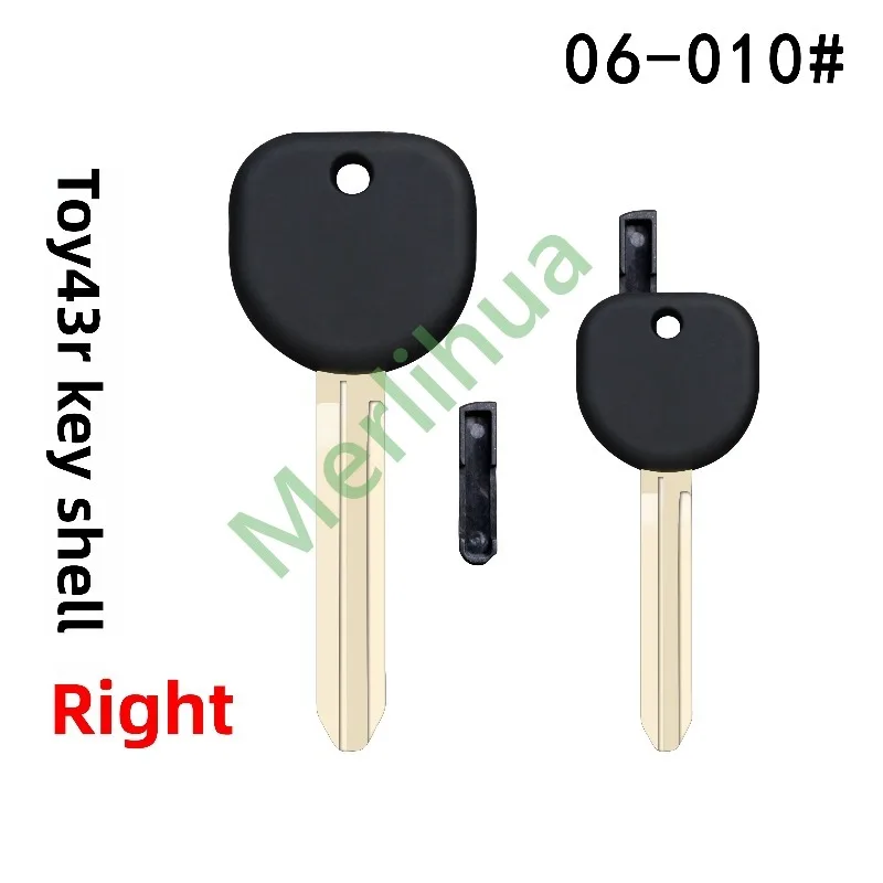 FOR TOY43R Car Spare Replacement Key Shell, Transponder Chip Key Case Without Internal Parts