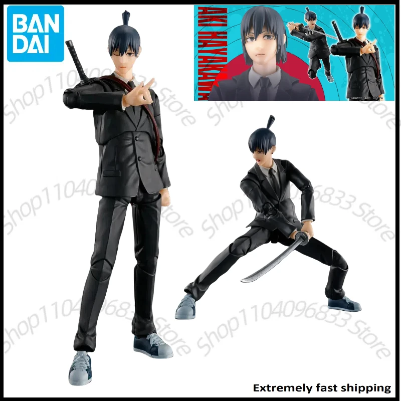 Pre-sale Original Bandai Chainsaw Man Series S.H.Figuarts SHF Aki Hayakawa PVC Anime Action Figures Model Collection Toy Gift