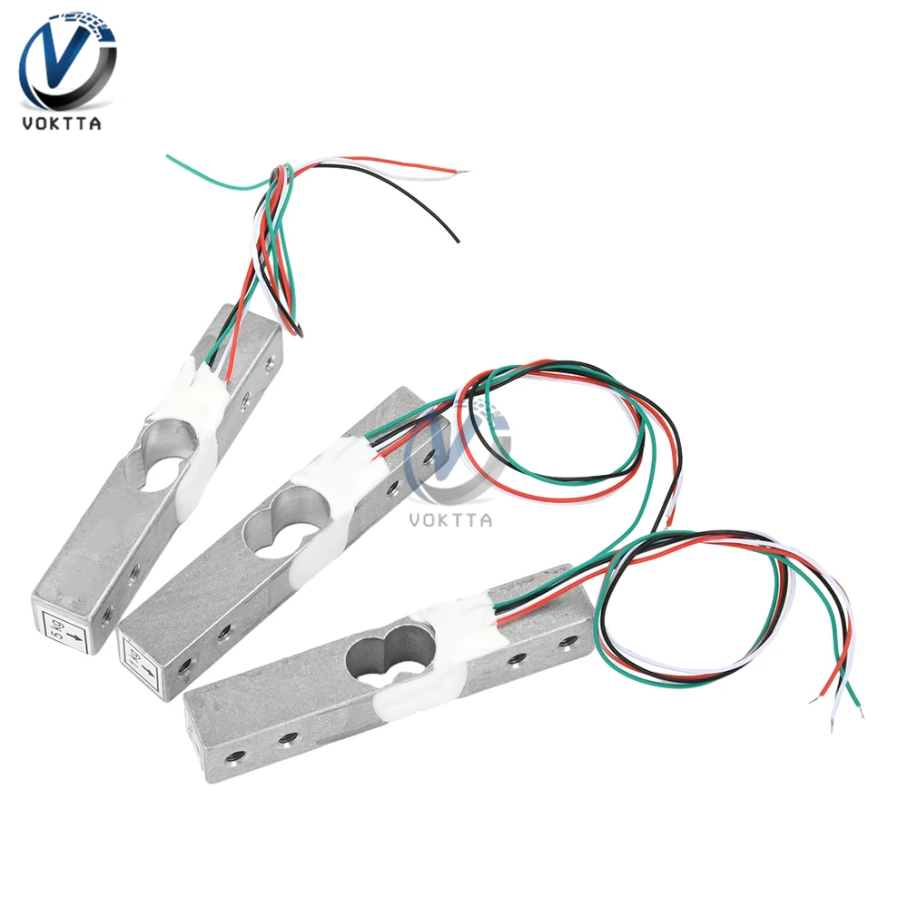 Célula de carga 1kg 2kg 3kg 5kg 10kg Sensor de peso de aleación de aluminio HX711 Módulo de sensor de presión de pesaje para báscula electrónica