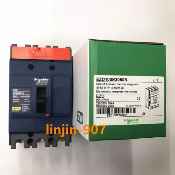 

2026 1pc Molded Case Circuit Breaker Ezd100e3050n 3p 50a Brand New Original Spot Plc