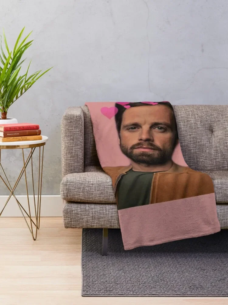 Sebastian Stan Throw Blanket cosplay anime Fluffy Softs Blankets