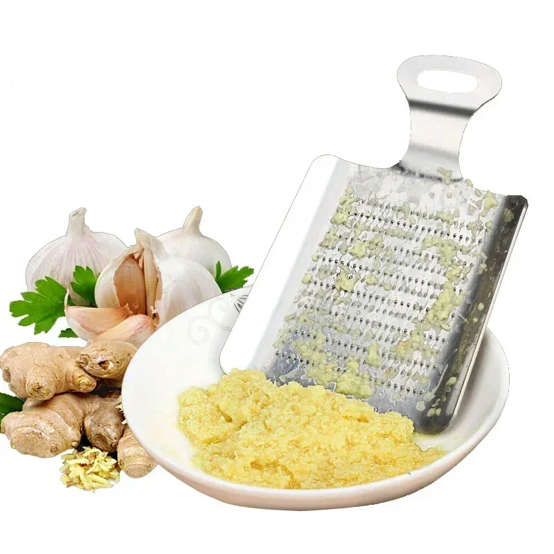 Home Kitchen Accessories Ginger Grater Garlic Crusher Stainless Steel Mini Grater Ginger Wasabi Grinder Garlic Slicer Shredder