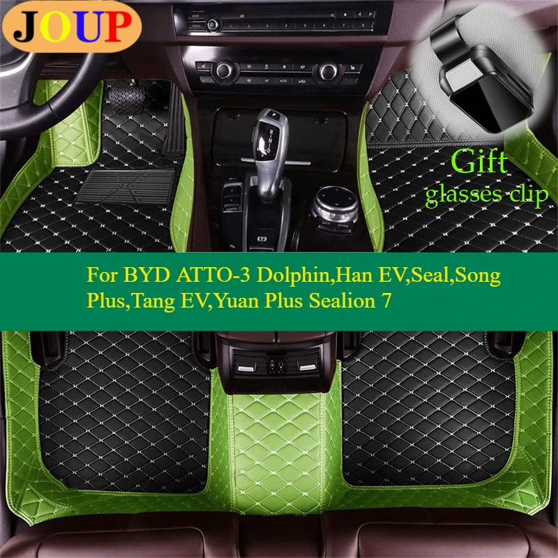 

For BYD ATTO-3 Dolphin,Han EV,Seal,Song Plus,Tang EV,Yuan Plus Sealion 7 Car Floor Mats Custom Covers Left /Right Hand Drive