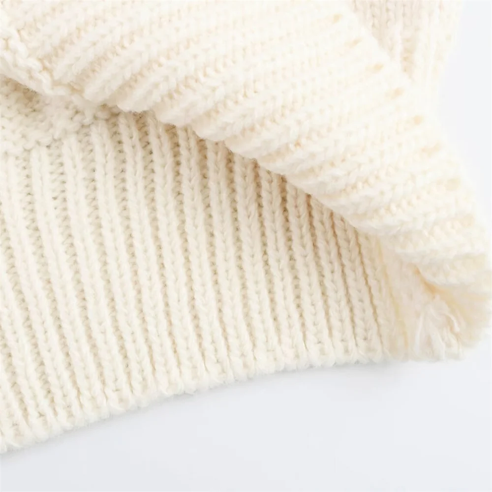 شتاء جديد أزياء المرأة عارضة التصميم الطليعي الشعور الأوروبية والأمريكية السترة محبوك سترة سترة سترة