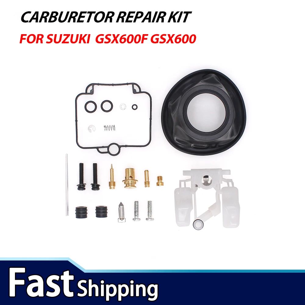 Carburetor Repair Kit FOR SUZUKI GSX600F GSX600 KATANA 1990-1996 Carburetor Rebuild Repair Kit & Float