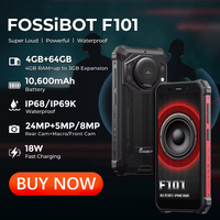 FOSSiBOT F101,Helio A22, Android 12 , 4GB+64GB, IP 68 water proof,24MP Camera, 10600mAh Waterproof 5.45\