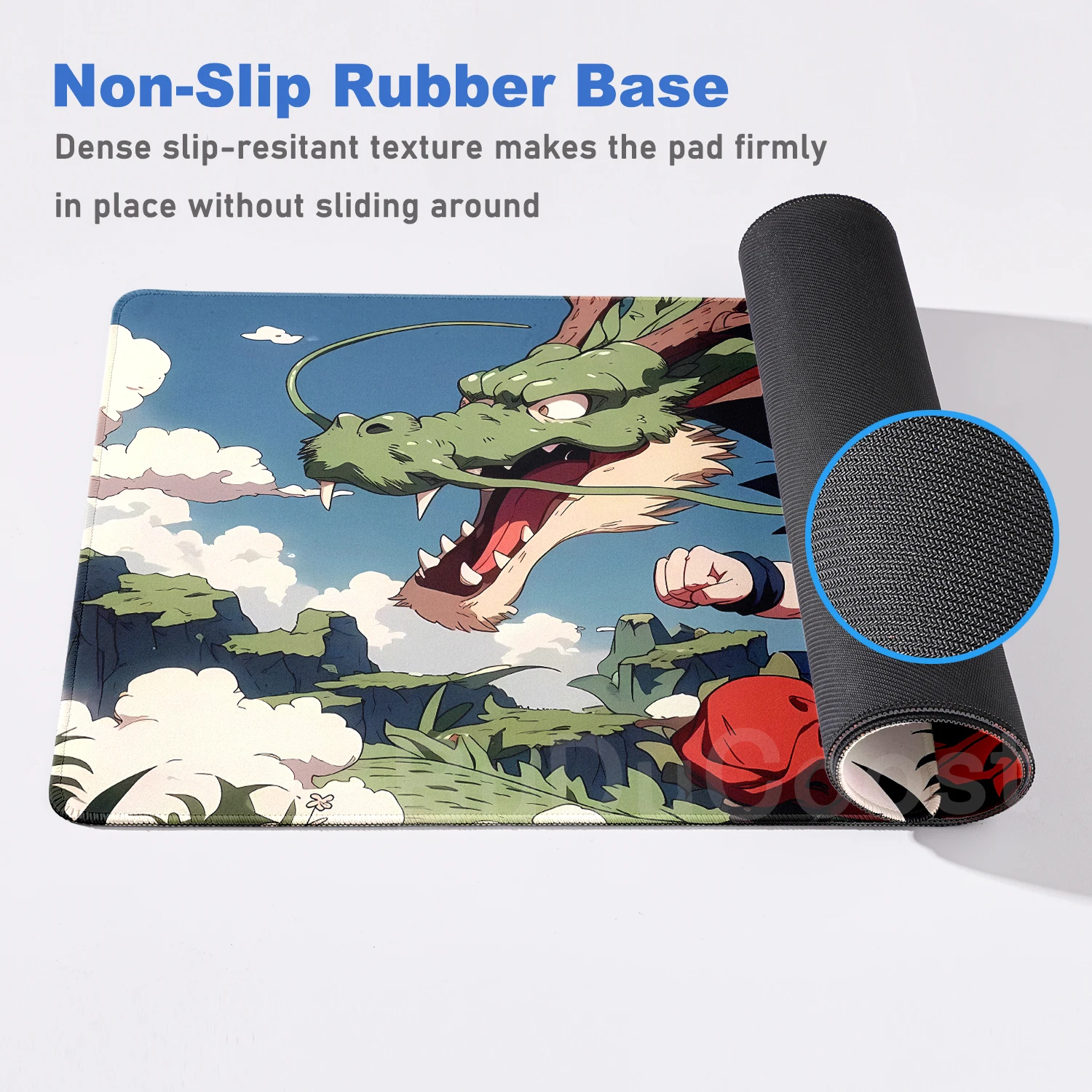 Hot selling item DragonBall Anime Desktop electronic sportse accessories 400x900 HD Printing Computer Lock edge Rubber Mouse Pad image 6