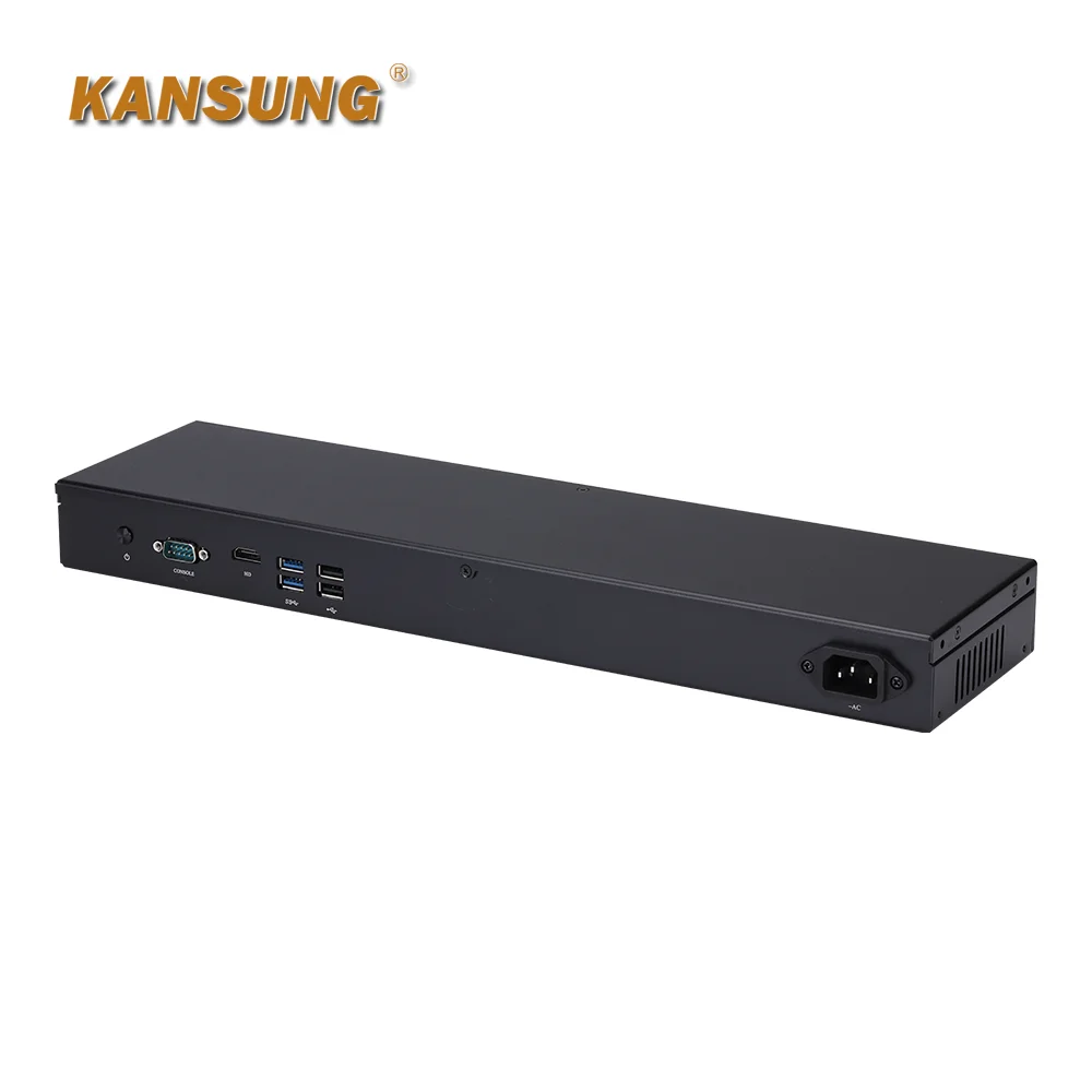 1U Rackmount 4x2,5 Gigabit Ethernet NIC Мини-ПК Core i3 i5 i7 AES-NI Брандмауэр Мягкий маршрутизатор Микро Промышленный шкаф Компьютер