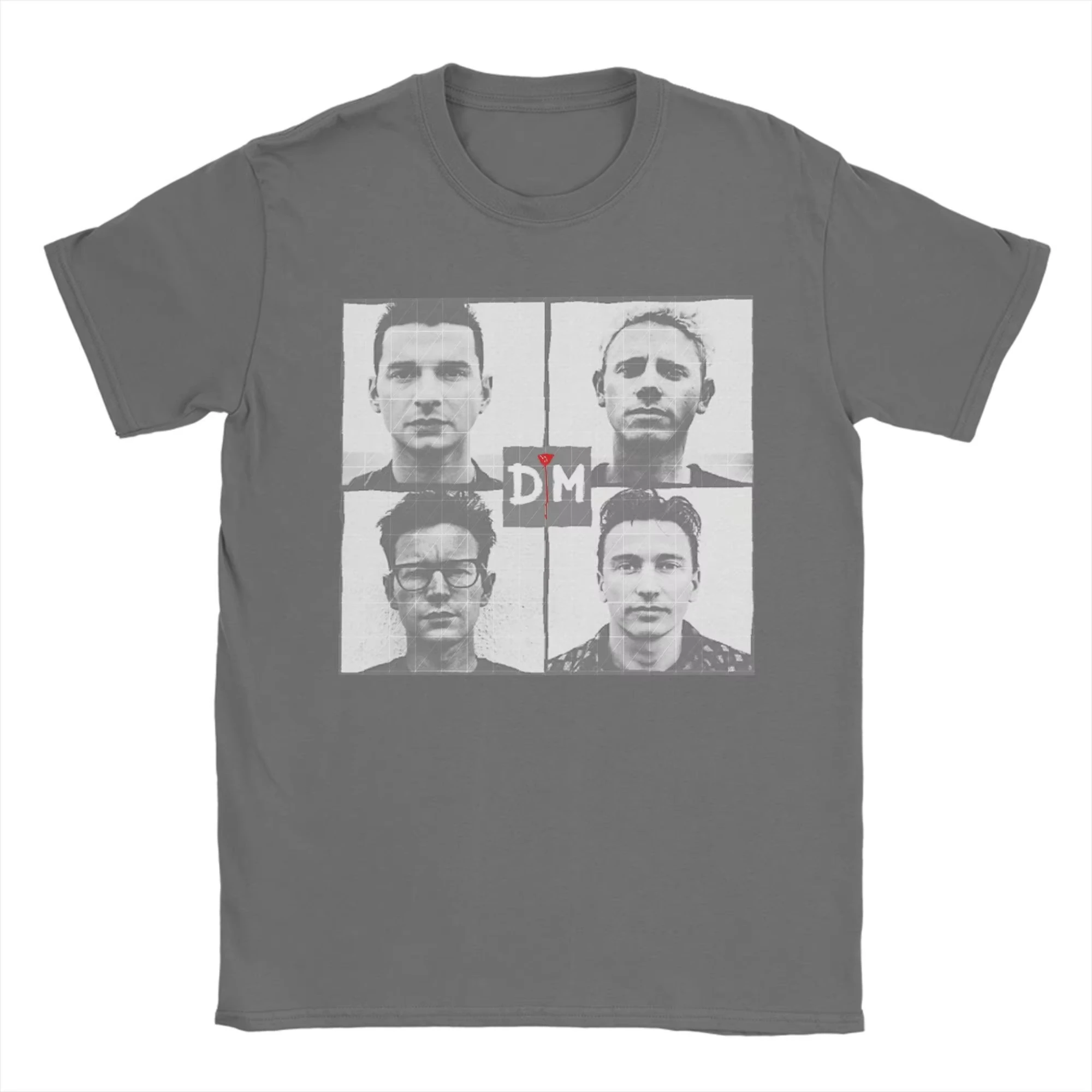 تي شيرت رجالي باند Depeche Cool Mode 101 تي شيرت قطني مضحك بأكمام قصيرة تي شيرت بياقة مستديرة ملابس فكرة هدية