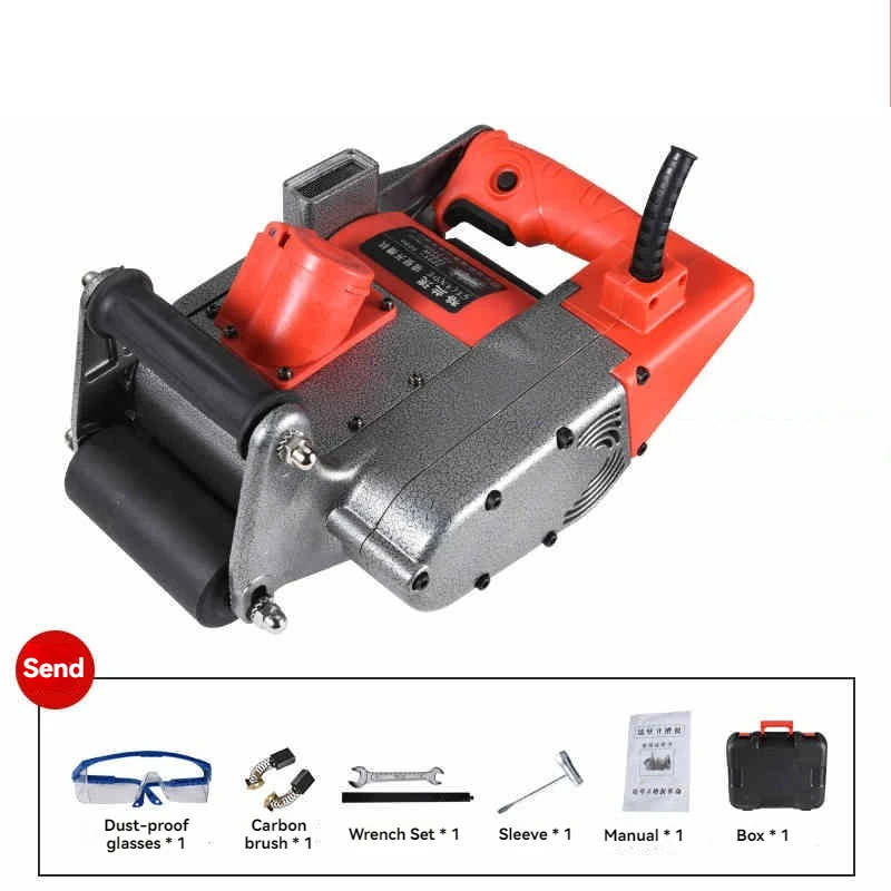 1100W Wall Chaser Wall Slotting Machine Concrete Cutting Grooving Tool Brick Scraper 1600RPM Wall Cutting Tools