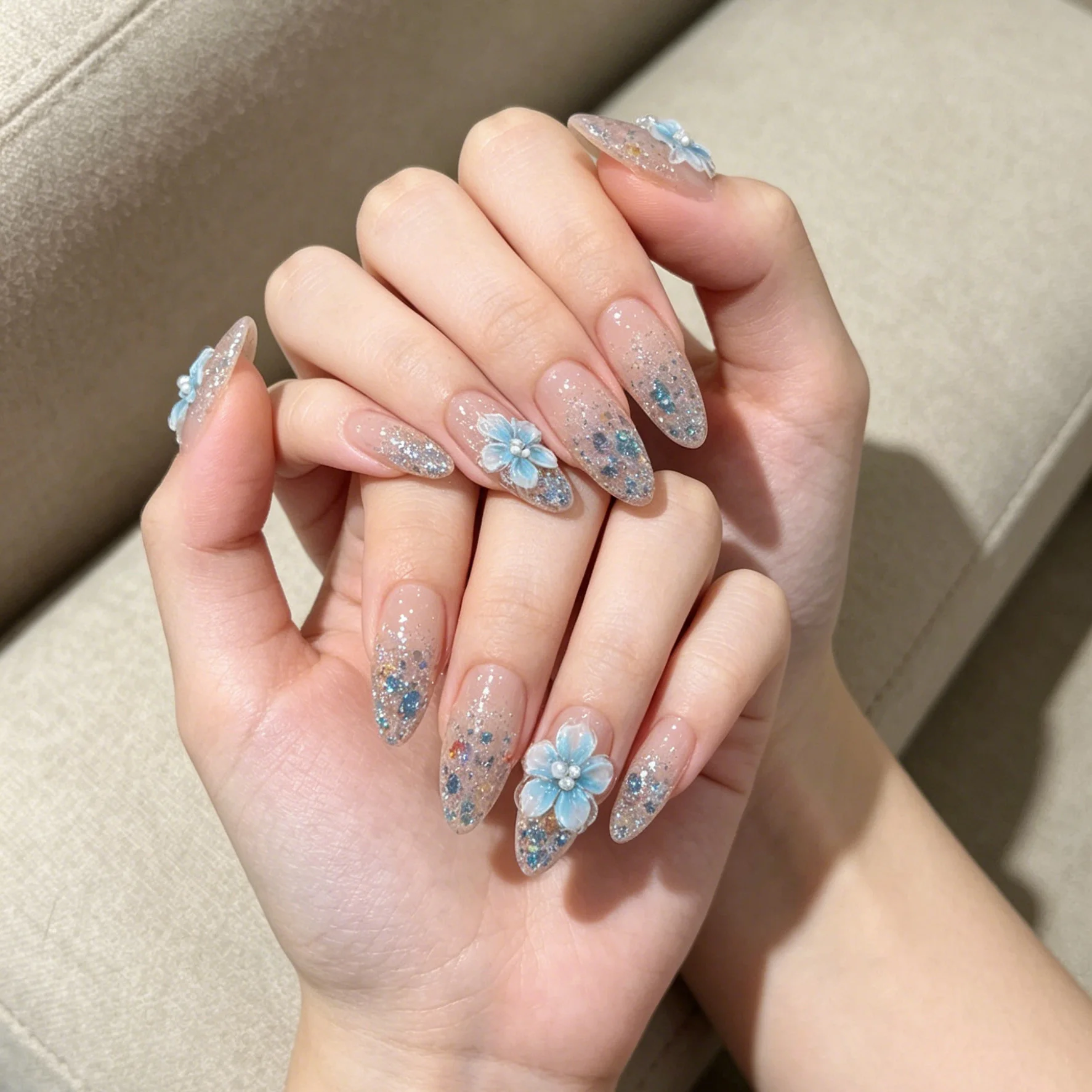10 штук накладных ногтей ручно – обзор и цена Nail Art Press On