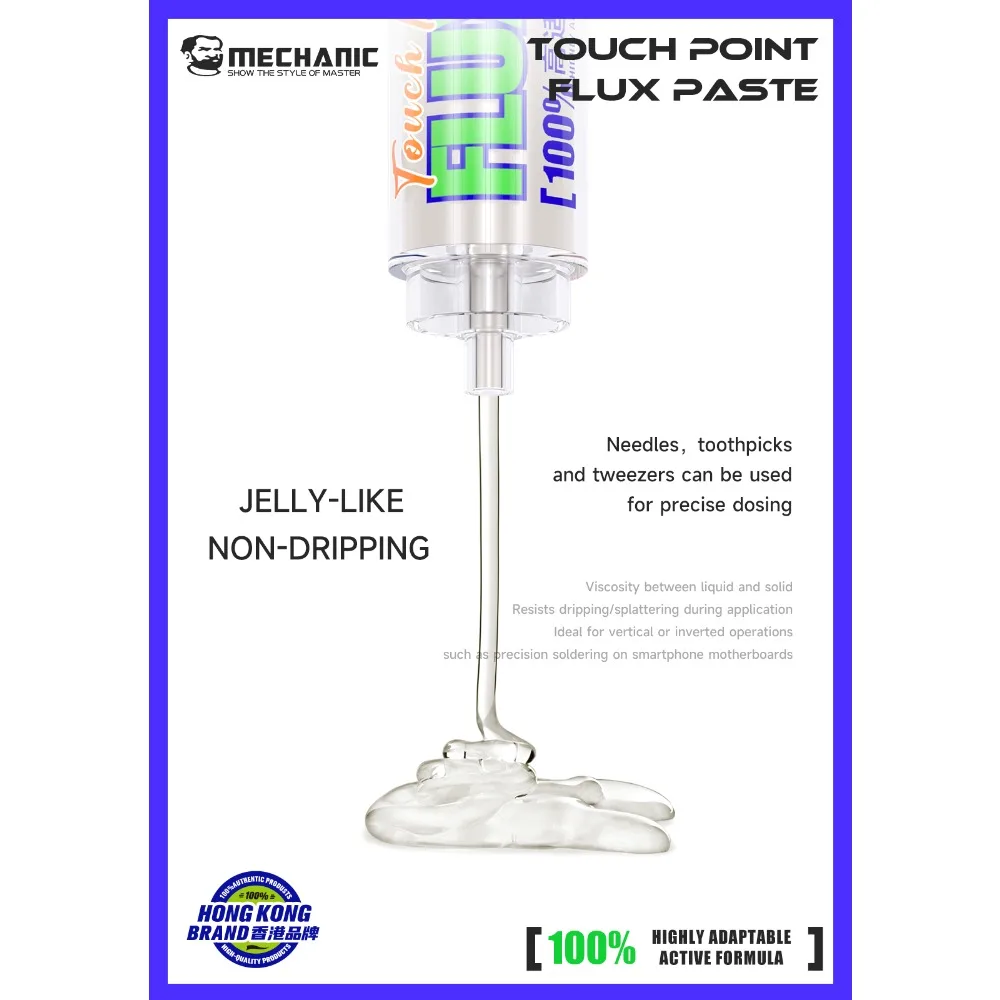 MECHANIC SF38 Nano Flux Paste For Electronics PCB IC Mobile Phone Chip CPU LED BGA Repairing Tracky High Performance Welding Too