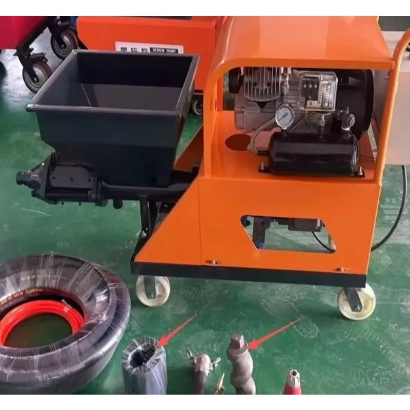 Hot Selling 220V/380V Electric Mortar & Concrete Spraying Machine Wall Putty Sprayer Factory Direct