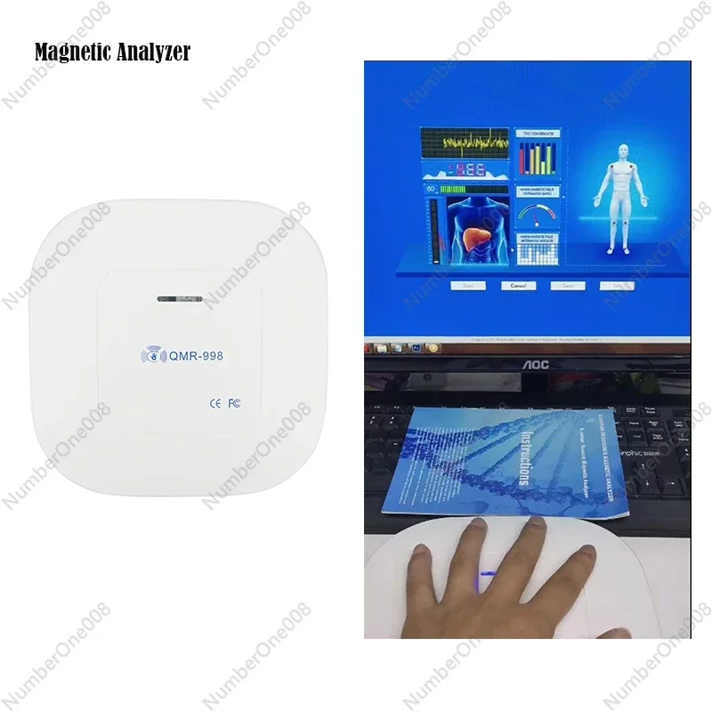 52 Reports QMR-998 Quantum Resonance Magnetic Analyzer Set Hand Touch Quantum Body Analyzer 10th Generation for Sub-health Test