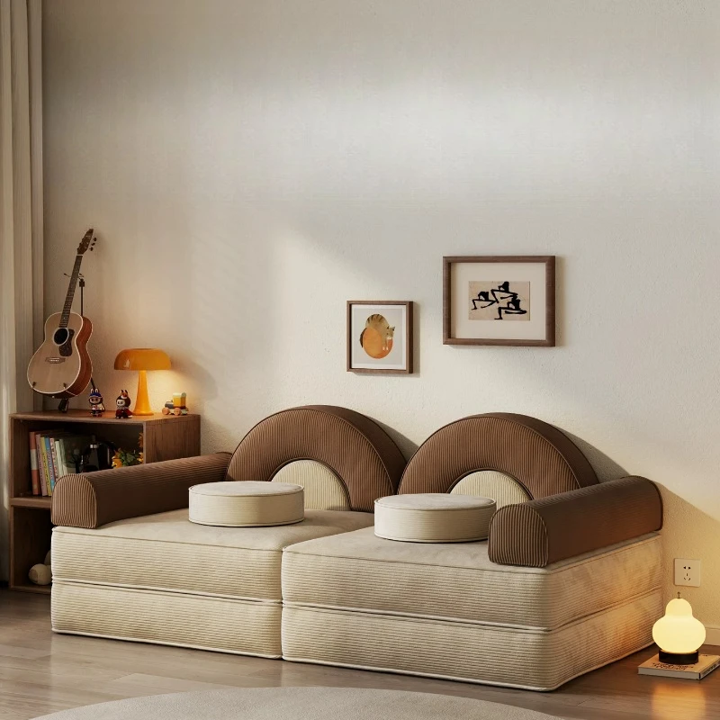 Household building block sofa bed multi-functional children's two-in-one small sofa living room