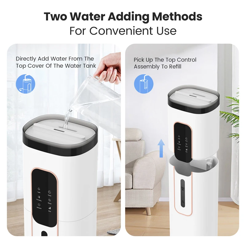 Large Humidifier 9L Smart Ultrasonic Aroma Diffuser Aromatherapy Air Humidifiers