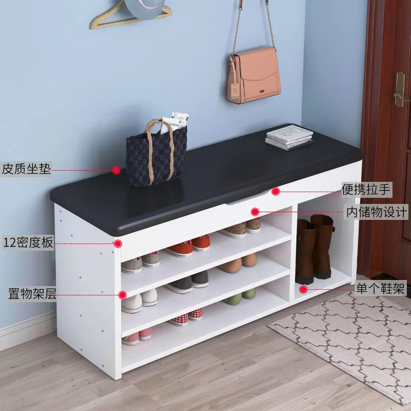 Simple Shoe Rack Door Simple Modern Shoe Cabinet Storage Shoe Rack Good-looking Multi-layer Dust-proof Shelf
