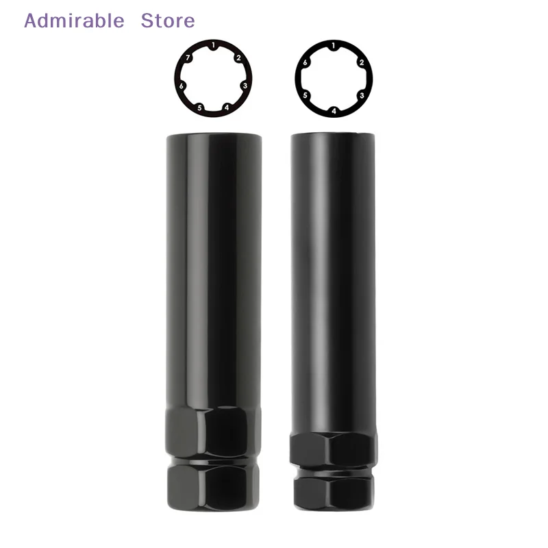 [W]Small 6 Spline & 7 Spline Sockets Fuel Rim Lug Nut Key Wrench For Aftermarket Lugnuts 14X1.5, 14X2.0, 12X1.5, 12X1.25