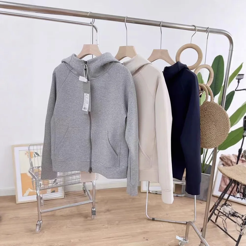 

Hooded Air Cotton Jacket for Women's Spring and Autumn Luxury 2025 New Style Slim Fit Small Short Zipper Sweater Cardigan