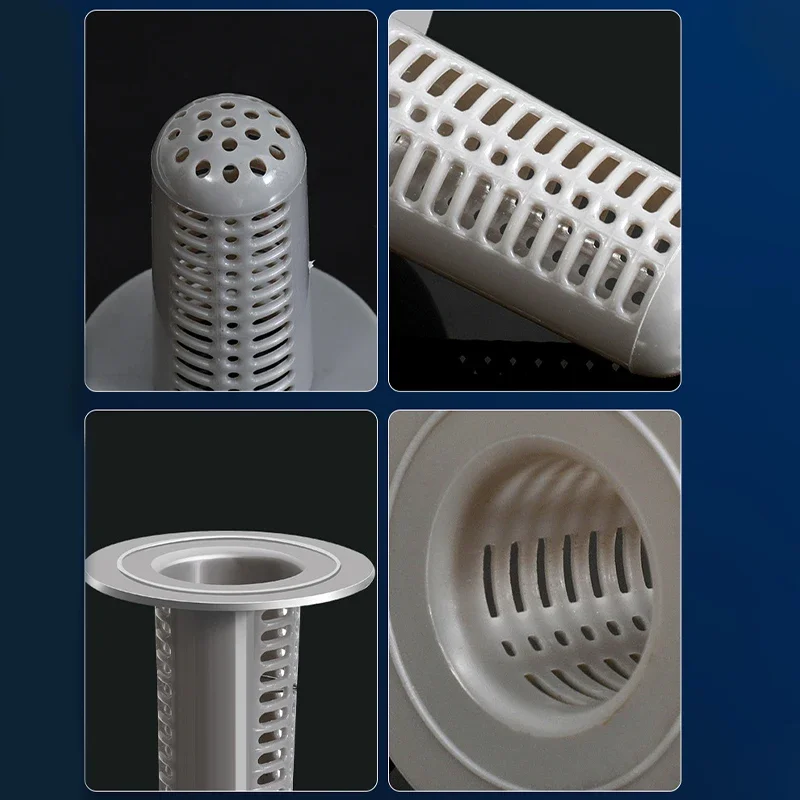 4PCS Plastic Sink Drain Filter Anti Clogging Hair Catcher Shower Bathroom Essential Pipes and Drainage Accessories - Image 4