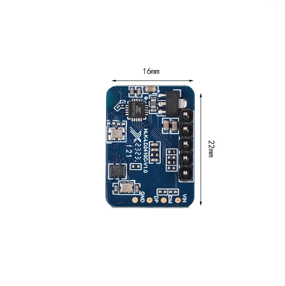 5/1pcs HLK-LD2410C 24G MmWave FMCW Millimeter Wave 5M Human Presence Status Radar Sensor Motion Detection Modul High Sensitivity