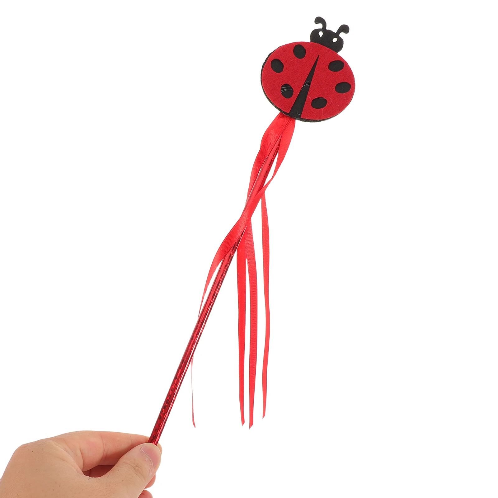

1 set 1 Set Red Ladybug Costume For Kids Foldable Wings Headband Wand Set Halloween Dress Up Party Cosplay Props Performance