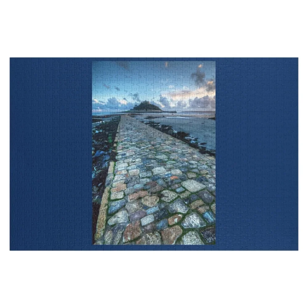 

Causeway To St Michael's Mount, Cornwall, UK Jigsaw Puzzle Personalized Baby Toy Custom Child Wood Photo Personalized Puzzle