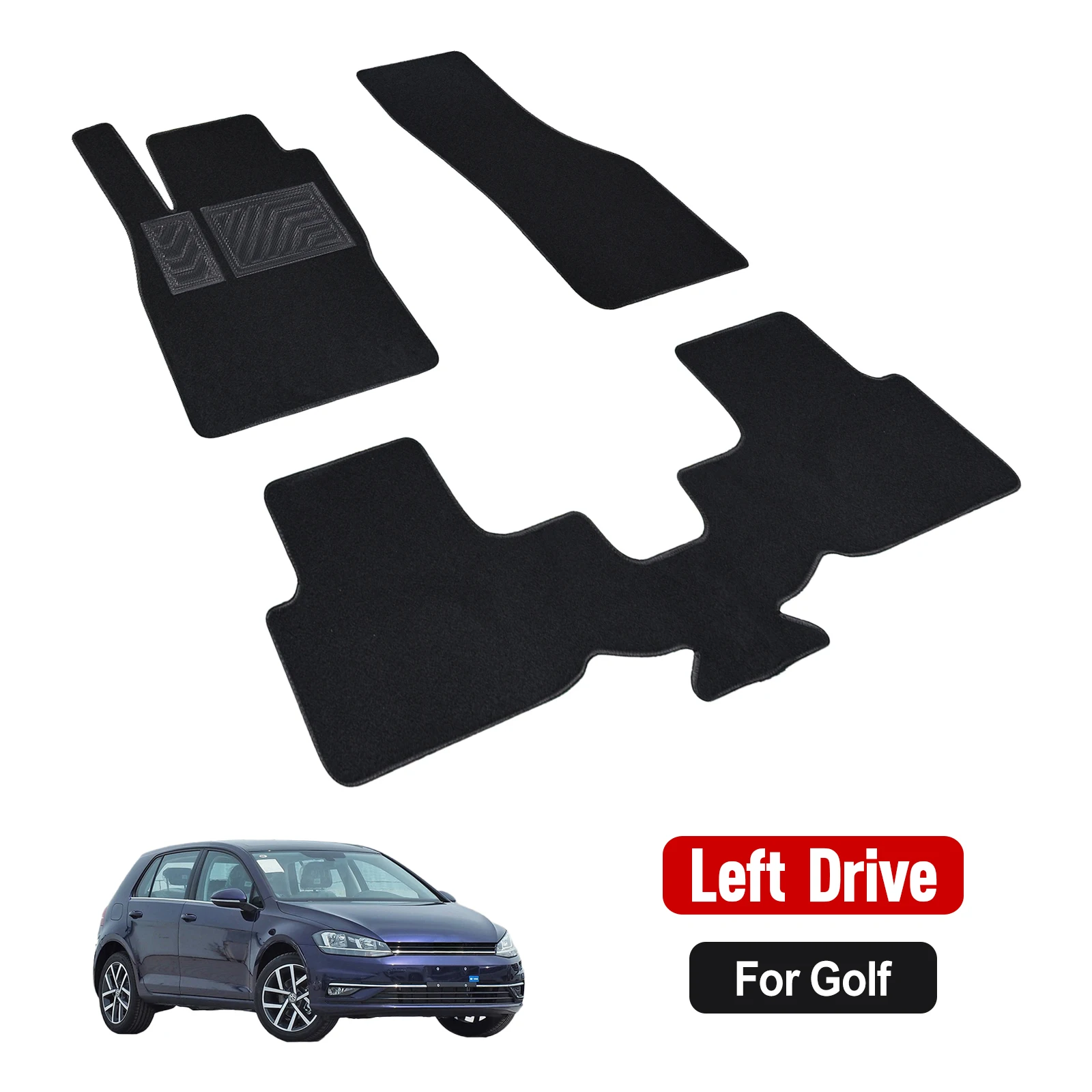 

Custom car floor mat for Volkswagen Golf 2014-2021 Carpet Cover Waterproof Non-slip Protector Accessories parts